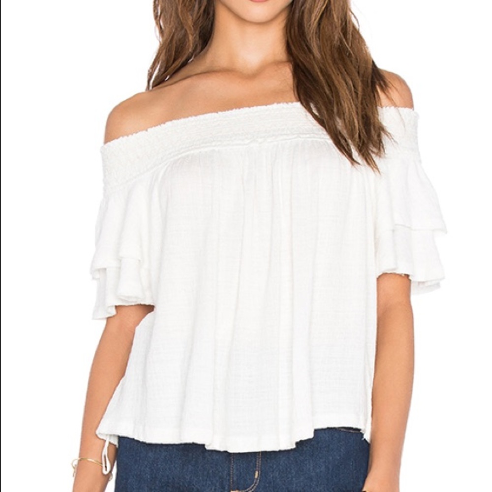 Free People Santorini off the shoulder top